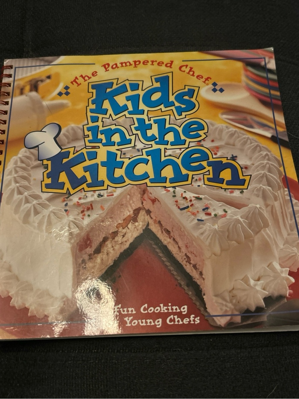 Pampered Chef Spiral Recipe Books Lot of 2. Kids in the kitchen’s and celebrate